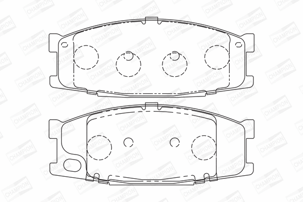 Brake Pad Set, disc brake (572533CH)