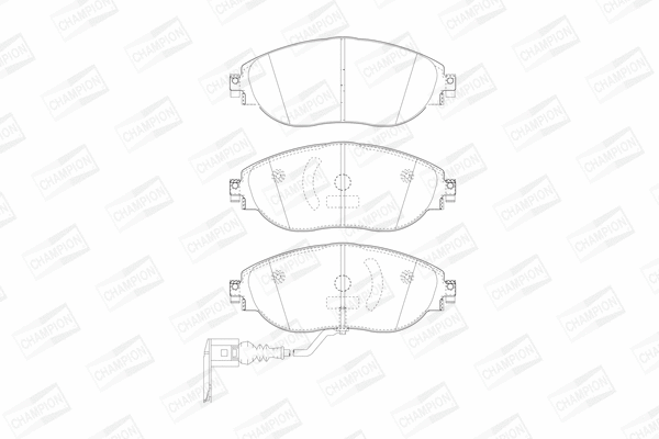 Brake Pad Set, disc brake (573418CH)