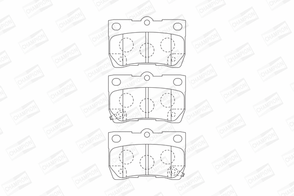Brake Pad Set, disc brake (573393CH)