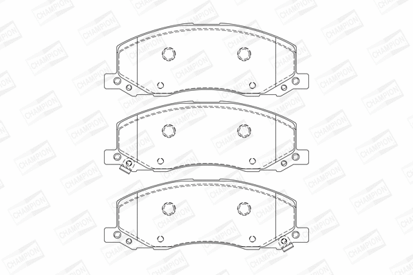 Brake Pad Set, disc brake (573326CH)