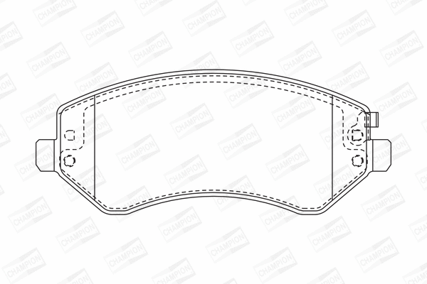 Brake Pad Set, disc brake (573118CH)