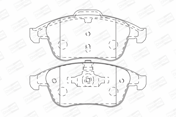Brake Pad Set, disc brake (573273CH)
