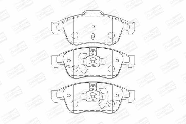 Brake Pad Set, disc brake (573268CH)