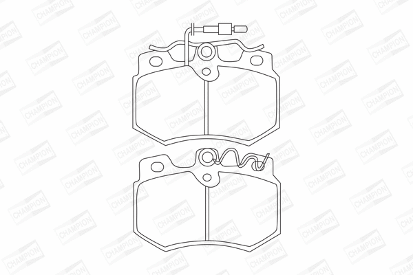 Brake Pad Set, disc brake (571320CH)