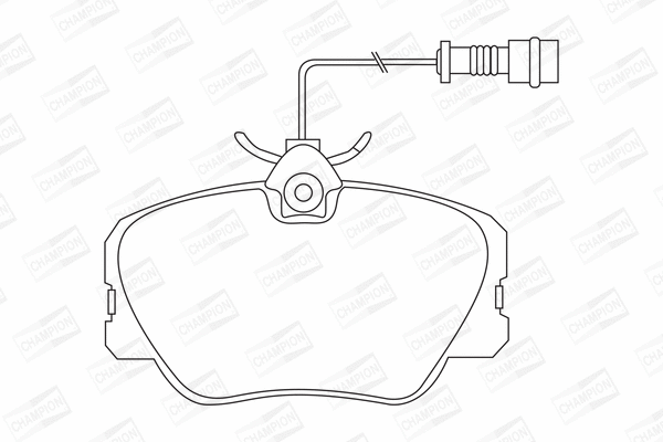 Brake Pad Set, disc brake (571382CH)