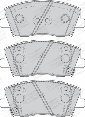 Brake Pad Set, disc brake (573820CH)