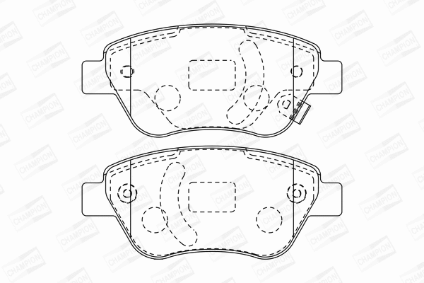 Brake Pad Set, disc brake (573204CH)