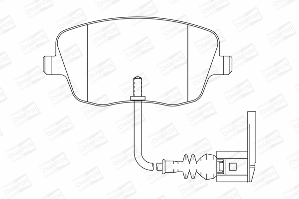 Brake Pad Set, disc brake (573127CH)