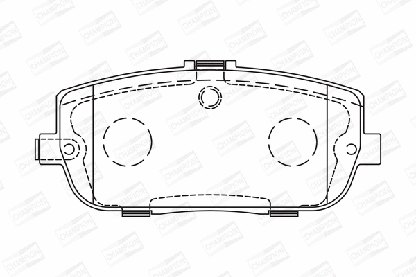 Brake Pad Set, disc brake (573640CH)