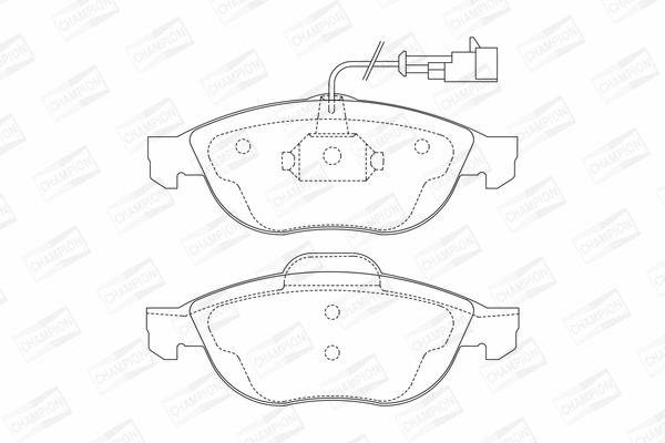 Brake Pad Set, disc brake (571933CH)