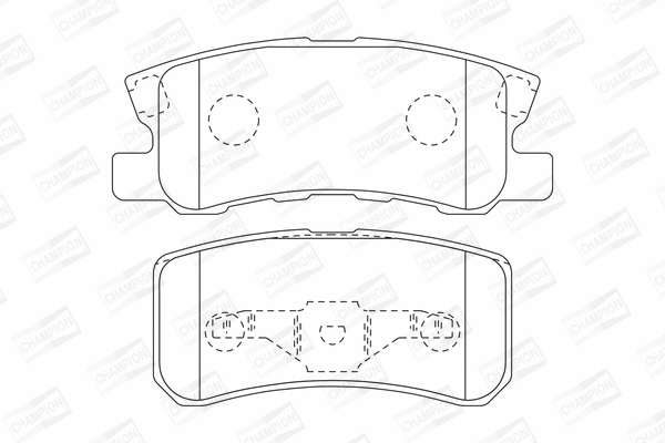 Brake Pad Set, disc brake (573724CH)
