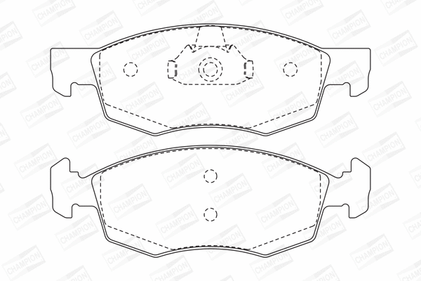 Brake Pad Set, disc brake (573130CH)