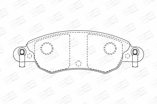Brake Pad Set, disc brake (573026CH)