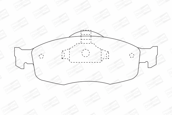 Brake Pad Set, disc brake (571832CH)