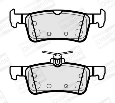 Brake Pad Set, disc brake (573888CH)