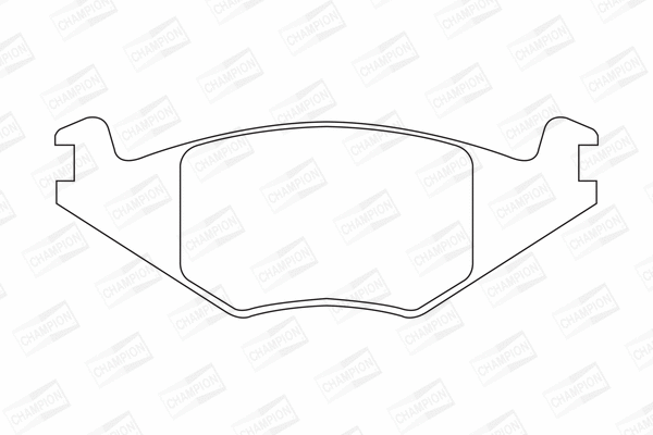 Brake Pad Set, disc brake (571315CH)