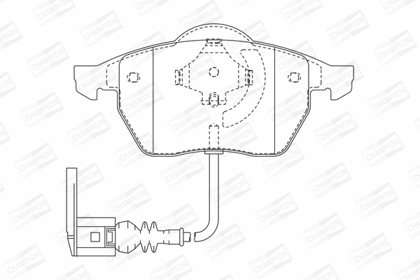 Brake Pad Set, disc brake (571984CH)