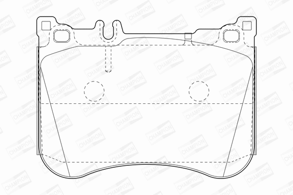 Brake Pad Set, disc brake (573625CH)