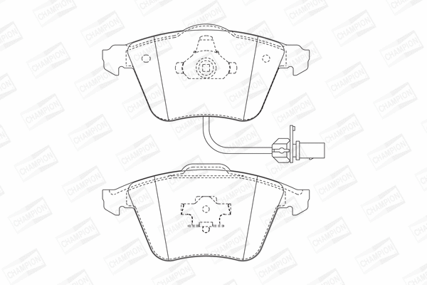 Brake Pad Set, disc brake (573196CH)