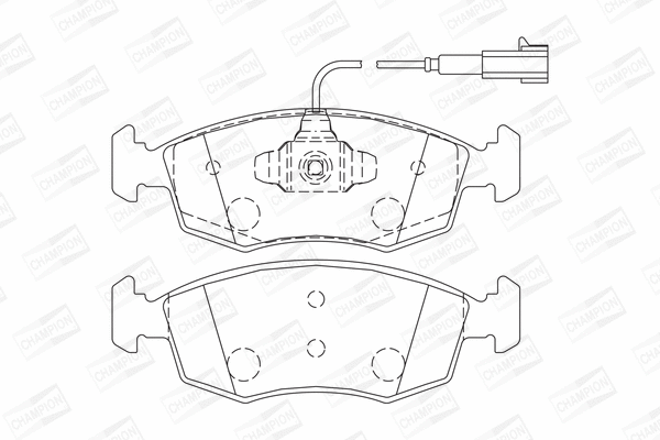 Brake Pad Set, disc brake (573367CH)