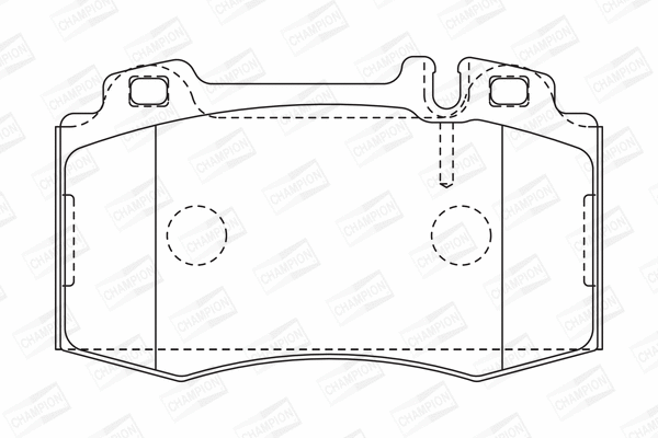 Brake Pad Set, disc brake (571961CH)