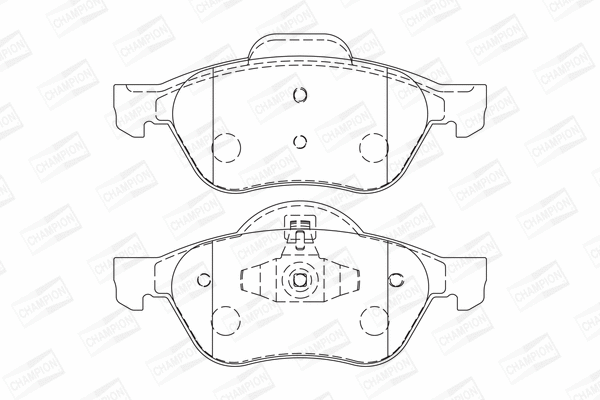 Brake Pad Set, disc brake (573244CH)