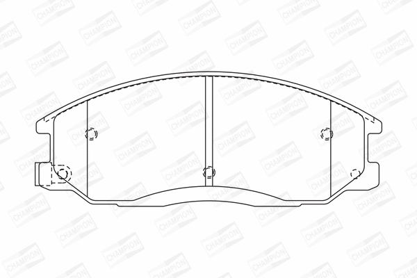 Brake Pad Set, disc brake (572453CH)