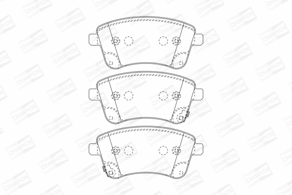 Brake Pad Set, disc brake (572657CH)