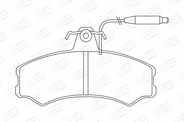 Brake Pad Set, disc brake (571304CH)
