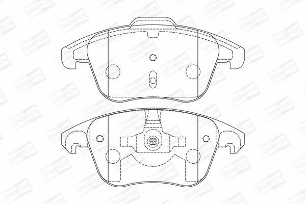 Brake Pad Set, disc brake (573193CH)