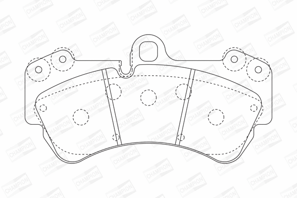 Brake Pad Set, disc brake (573376CH)