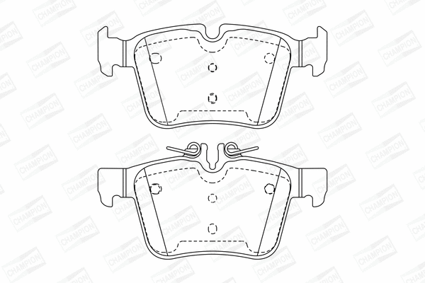 Brake Pad Set, disc brake (573609CH)