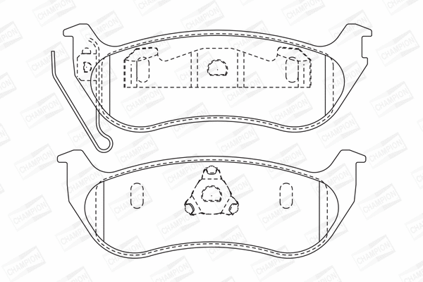 Brake Pad Set, disc brake (573683CH)