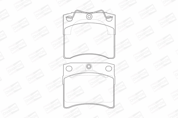 Brake Pad Set, disc brake (571948CH)