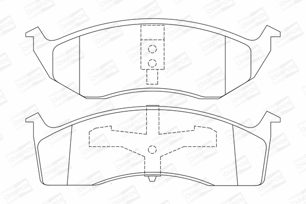 Brake Pad Set, disc brake (573072CH)