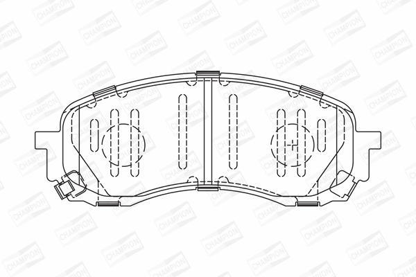Brake Pad Set, disc brake (572571CH)