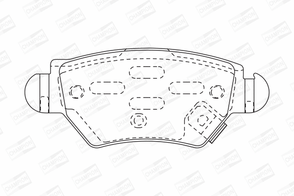 Brake Pad Set, disc brake (573010CH)