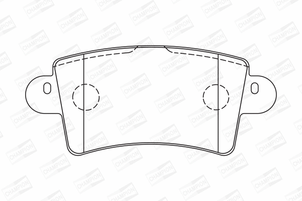 Brake Pad Set, disc brake (573055CH)
