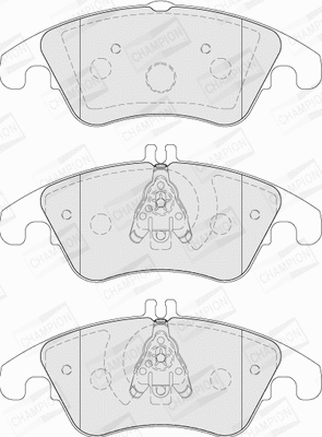 Brake Pad Set, disc brake (573291CH)