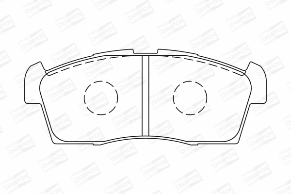 Brake Pad Set, disc brake (572611CH)