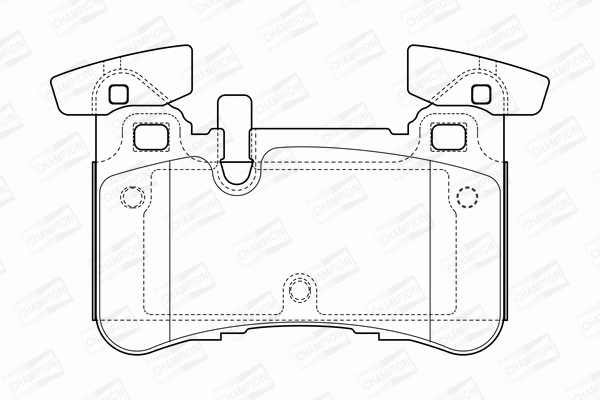 Brake Pad Set, disc brake (573679CH)
