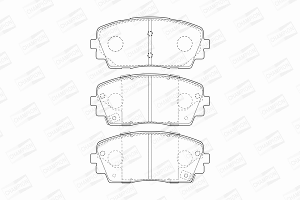 Brake Pad Set, disc brake (573420CH)