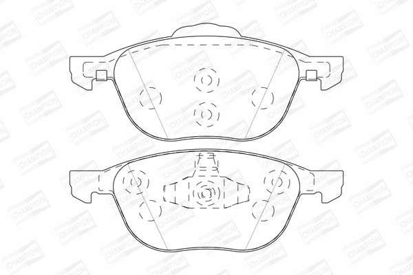 Brake Pad Set, disc brake (573753CH)