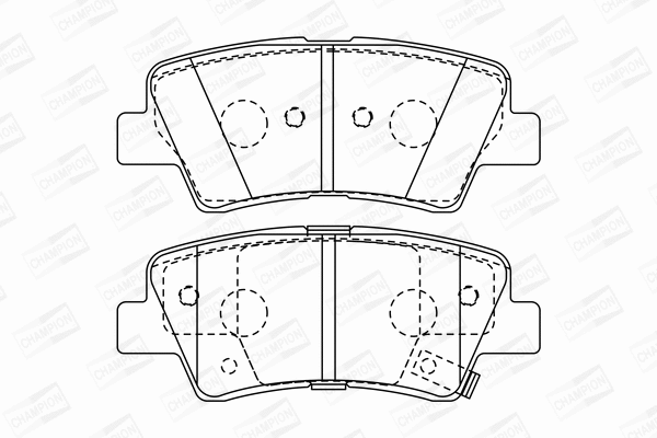 Brake Pad Set, disc brake (572629CH)