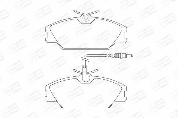 Brake Pad Set, disc brake (571476CH)