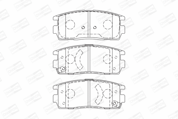 Brake Pad Set, disc brake (573386CH)