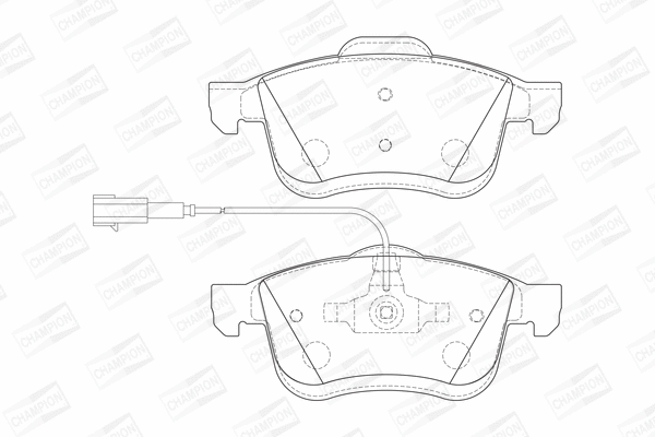 Brake Pad Set, disc brake (573334CH)