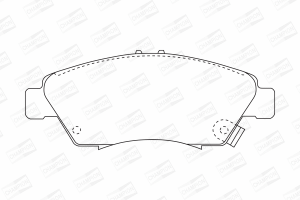 Brake Pad Set, disc brake (572340CH)