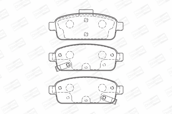 Brake Pad Set, disc brake (573335CH)
