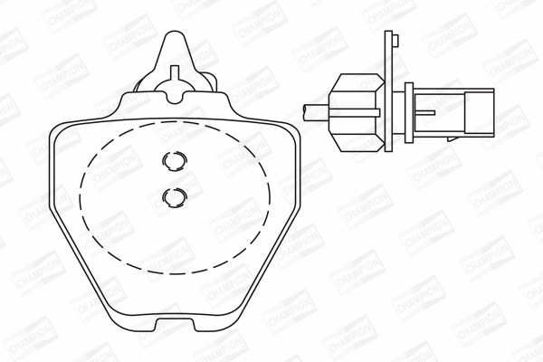 Brake Pad Set, disc brake (573064CH)